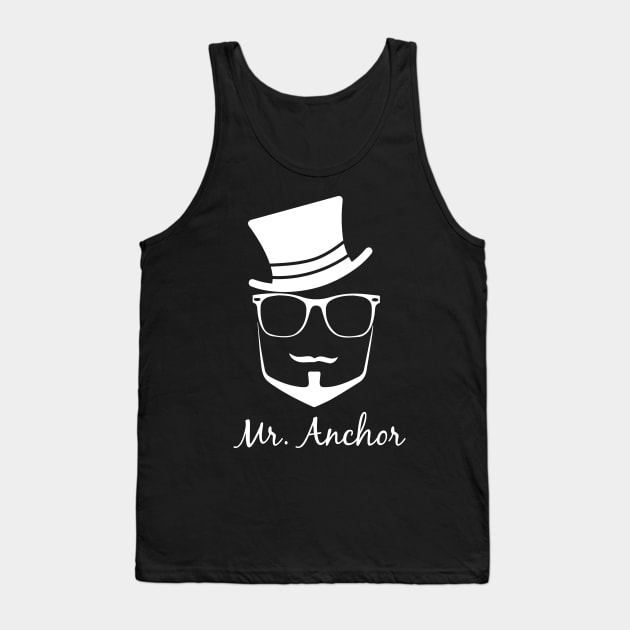 Mr Anchor Beard T-Shirt Tank Top by biNutz